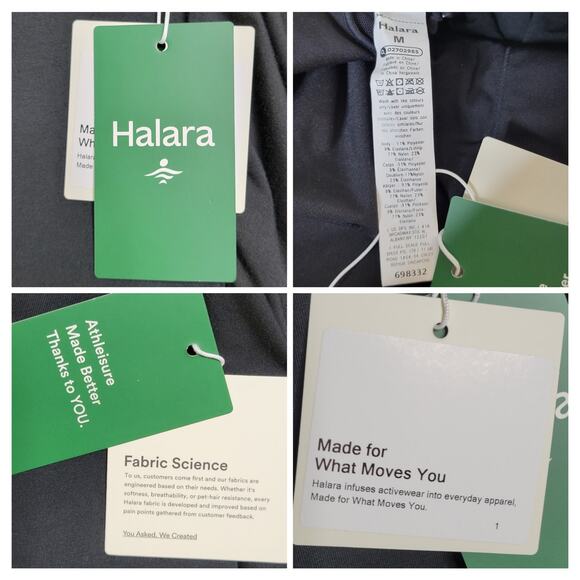 NWT Halara Double Strap Pleated Open Back Yoga Cami Top Built-in Sports Bra✨️M - Picture 12 of 16